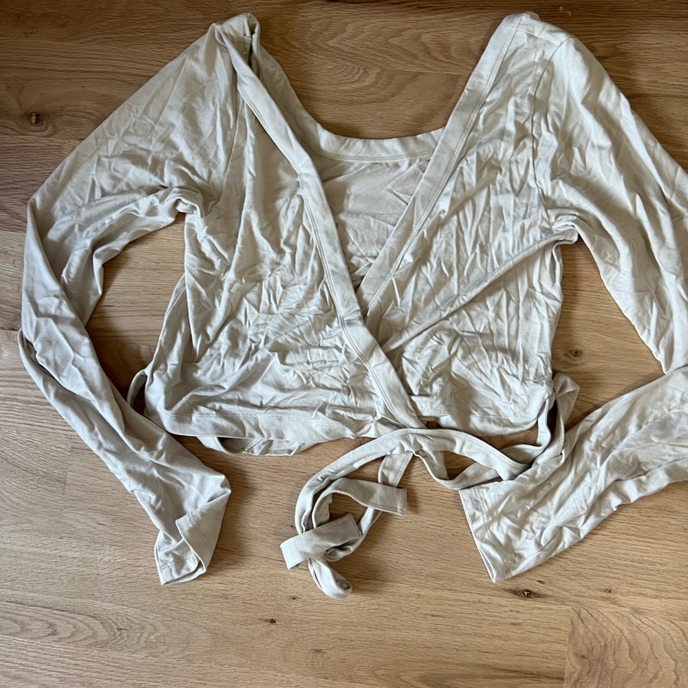 Madewell Wrap Ballet Top